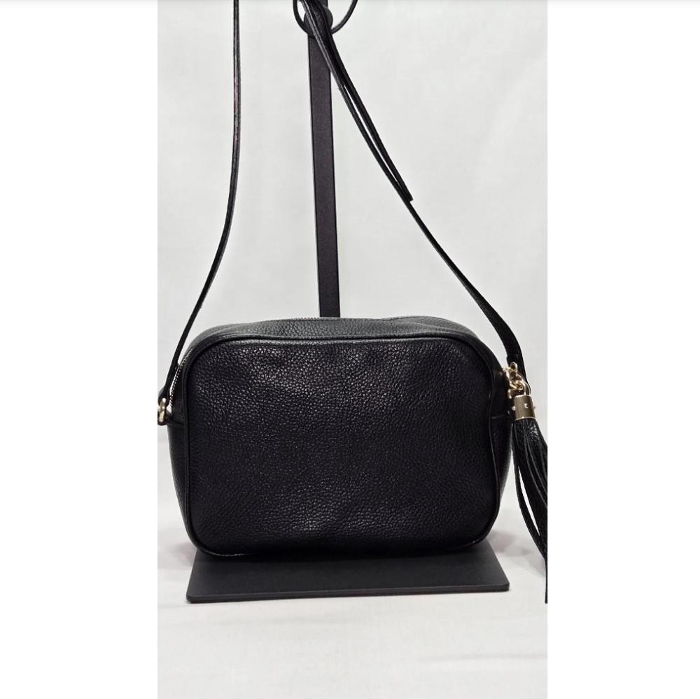 GUCCI Pebbled Calfskin Small SohoDisco Crossbody Bag - Picture 4 of 14